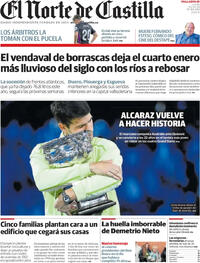 Portada El Norte de Castilla 2026-02-02