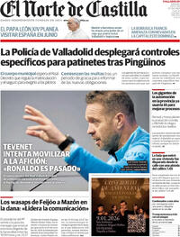 Portada El Norte de Castilla 2026-01-03
