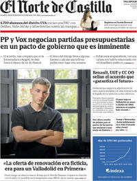 Portada El Norte de Castilla 2026-06-03