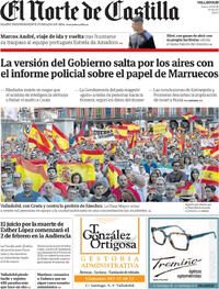 Portada El Norte de Castilla 2026-09-03