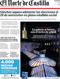Portada El Norte de Castilla 2026-10-03