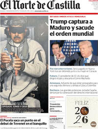 Portada El Norte de Castilla 2026-01-04