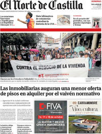 Portada El Norte de Castilla 2026-10-04