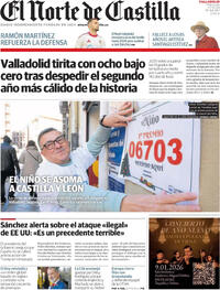 Portada El Norte de Castilla 2026-01-07