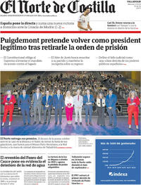 Portada El Norte de Castilla 2026-10-07