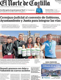 Portada El Norte de Castilla 2026-05-08