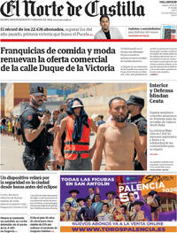 Portada El Norte de Castilla 2026-08-08