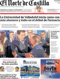 Portada El Norte de Castilla 2026-09-08