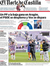 Portada El Norte de Castilla 2026-02-09