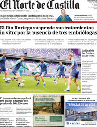 Portada El Norte de Castilla 2026-05-09