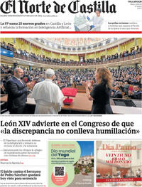 Portada El Norte de Castilla 2026-06-09