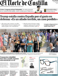 Portada El Norte de Castilla 2026-07-09