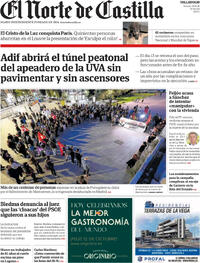 Portada El Norte de Castilla 2026-10-09