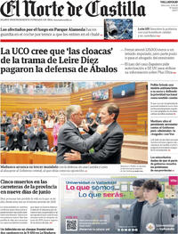 Portada El Norte de Castilla 2026-06-10