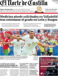 Portada El Norte de Castilla 2026-07-10