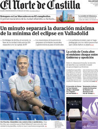 Portada El Norte de Castilla 2026-08-10