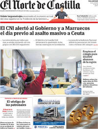Portada El Norte de Castilla 2026-09-10