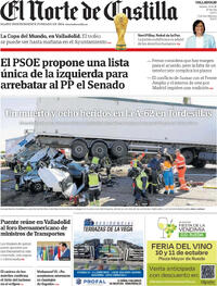 Portada El Norte de Castilla 2026-10-10