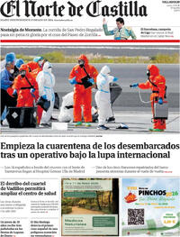 Portada El Norte de Castilla 2026-05-11
