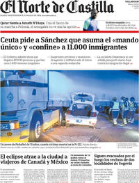 Portada El Norte de Castilla 2026-08-11