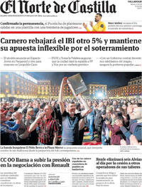Portada El Norte de Castilla 2026-05-12