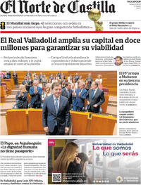 Portada El Norte de Castilla 2026-06-12