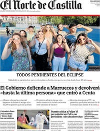 Portada El Norte de Castilla 2026-08-12