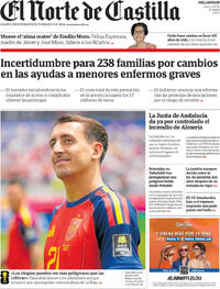 Portada El Norte de Castilla 2026-07-13