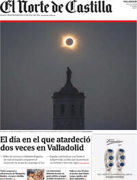 Portada El Norte de Castilla 2026-08-13