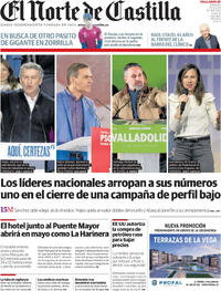Portada El Norte de Castilla 2026-03-14