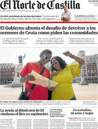 Portada El Norte de Castilla 2026-08-14