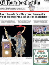 Portada El Norte de Castilla 2026-09-14