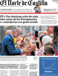 Portada El Norte de Castilla 2026-10-14