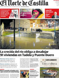 Portada El Norte de Castilla 2026-02-15
