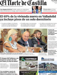 Portada El Norte de Castilla 2026-09-15