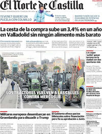 Portada El Norte de Castilla 2026-01-16