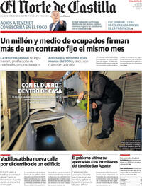 Portada El Norte de Castilla 2026-02-16