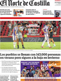 Portada El Norte de Castilla 2026-08-16