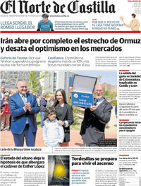 Portada El Norte de Castilla 2026-04-18