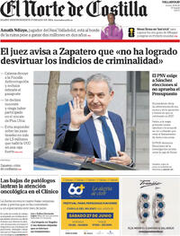 Portada El Norte de Castilla 2026-06-18