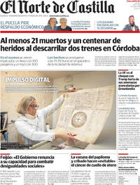 Portada El Norte de Castilla 2026-01-19