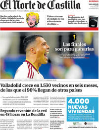 Portada El Norte de Castilla 2026-07-19