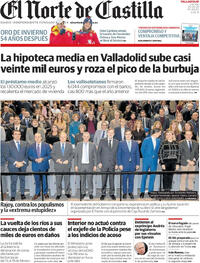 Portada El Norte de Castilla 2026-02-20