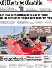 Portada El Norte de Castilla 2026-04-20