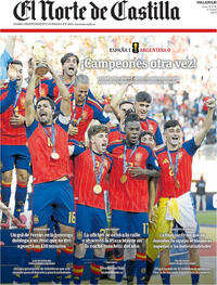 Portada El Norte de Castilla 2026-07-20