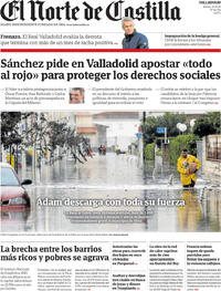 Portada El Norte de Castilla 2026-10-20