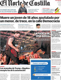 Portada El Norte de Castilla 2026-02-21