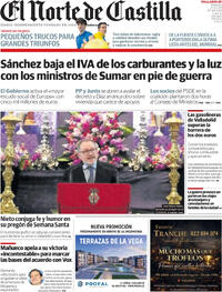 Portada El Norte de Castilla 2026-03-21