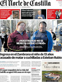 Portada El Norte de Castilla 2026-02-22
