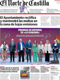 Portada El Norte de Castilla 2026-04-22